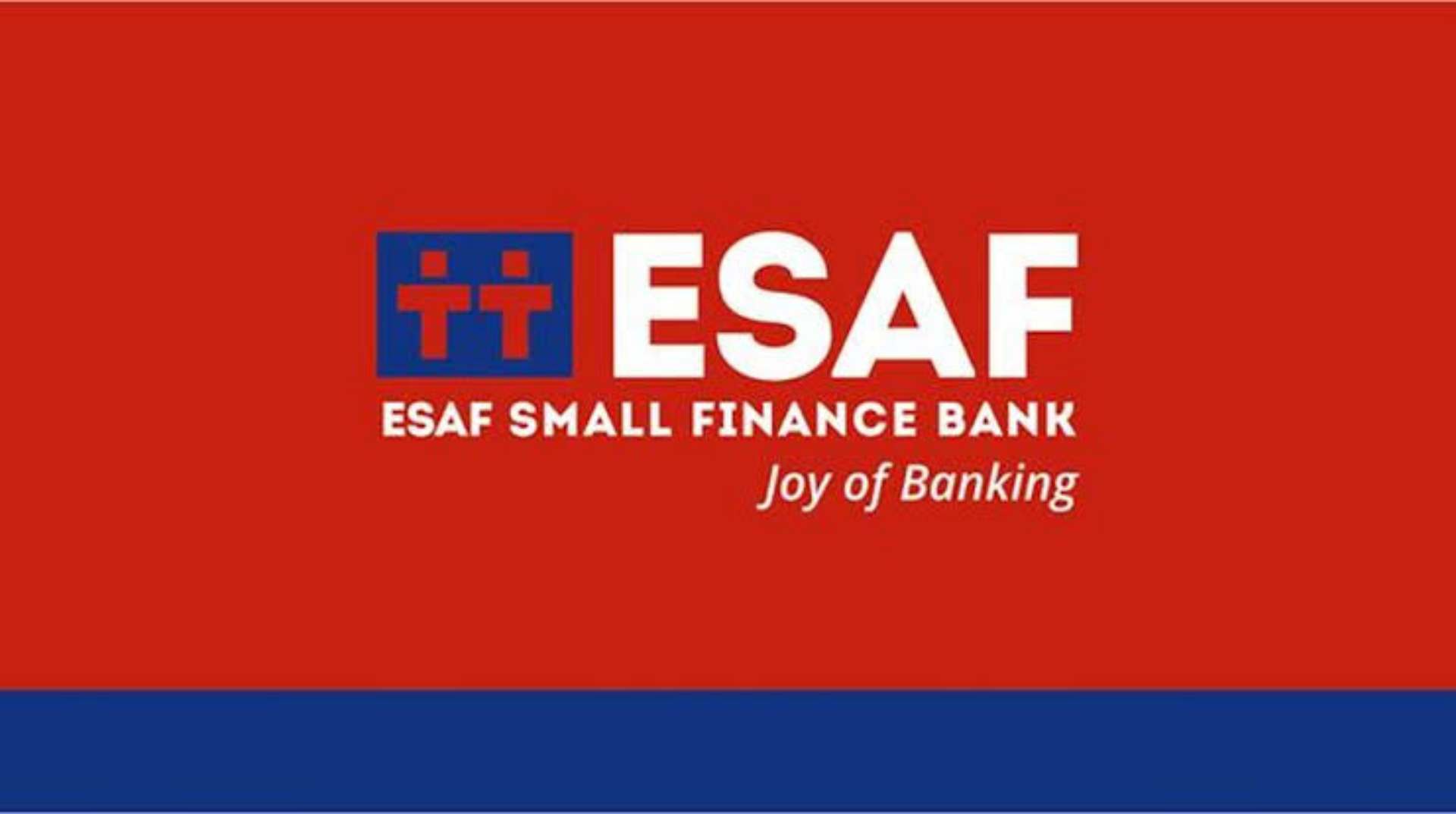 ESAF Bank new job for Branch Operations Officer